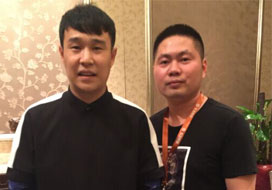 广州恒盛与明星合影